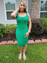 Load image into Gallery viewer, Basic Tank Dress (Kelly Green)