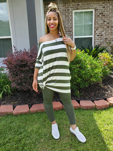 Debra Set (Army Green/Ivory)